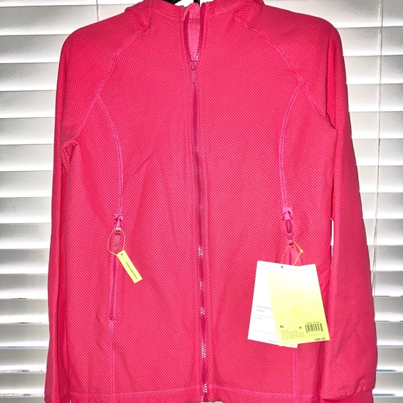 All in Motion Girls Pink Hooded Jacket - Picture 2 of 7